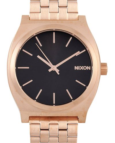 Nixon Time Teller All Rose Gold Stainless Steel Watch A045 2598 - Multicolor
