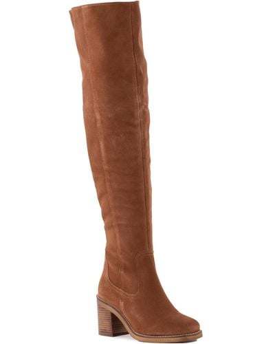 Seychelles Overheard Suede Tall Over-the-knee Boots - Brown