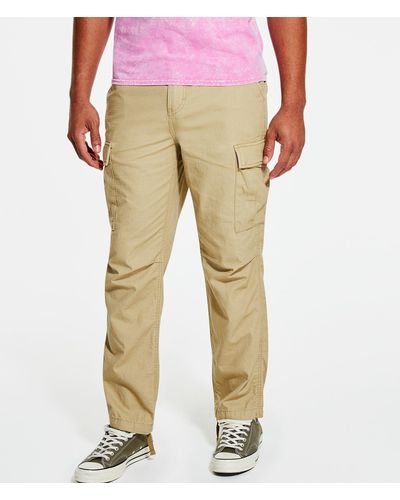 Aéropostale Relaxed Ripstop Cargo Pants - Natural