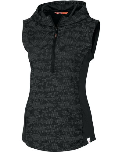 Cutter & Buck Cbuk Ladies' Swish Printed Sport Vest - Black