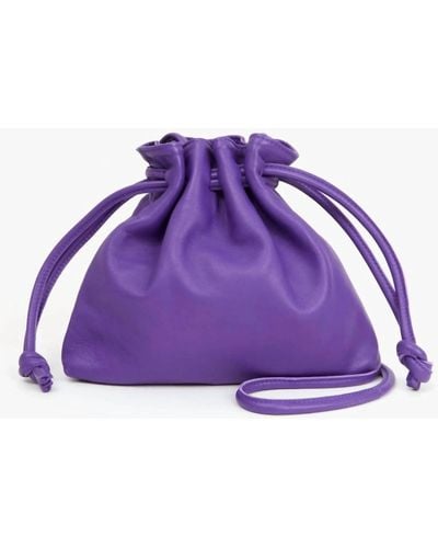 Clare V. Petit Henri Mini Bag - Purple