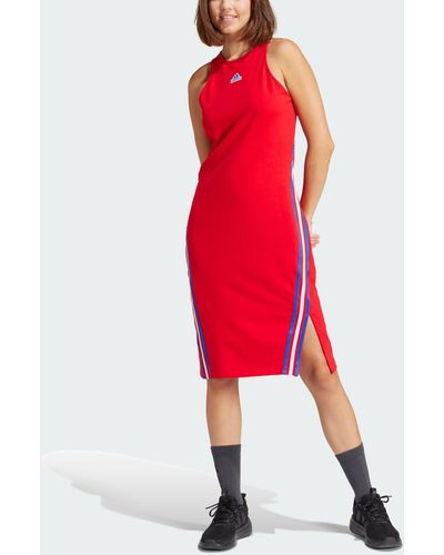 adidas Future Icons 3-stripes Dress - Red