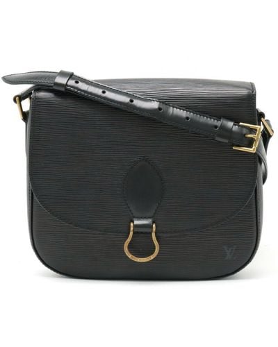 Louis Vuitton Saint Cloud Leather Shoulder Bag (pre-owned) - Black