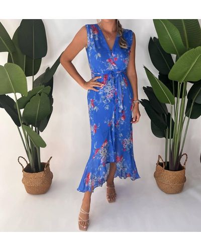 Yumi Kim Venezia Maxi Dress In Floral - Blue
