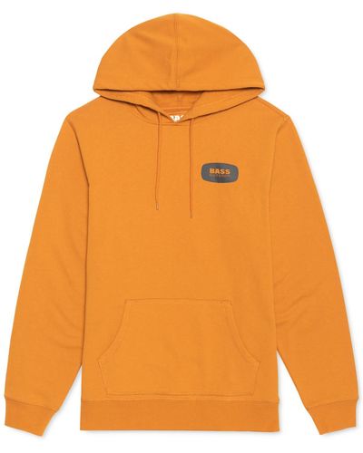 BASS OUTDOOR Graphic Camping Hoodie - Orange