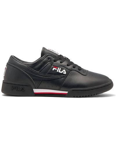 Fila Original Fitness Sneaker In Black/white/red