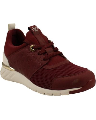 Louis Vuitton Maroon Aftergame Stellar Sneakers - Red