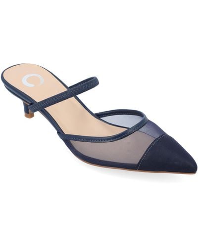 Journee Collection Collection Allana Pump - Blue