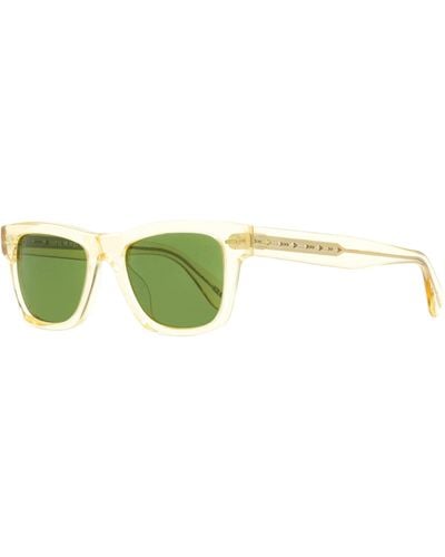 Oliver Peoples Rectangular Sunglasses Ov5393su Buff 49mm - Multicolor