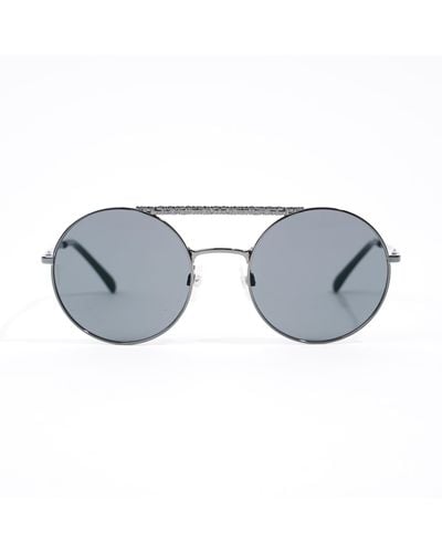 Chanel Round Sunglasses Base Metal 140mm - Gray