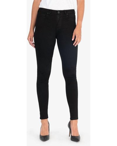 Kut From The Kloth Mia High Rise Slim Fit Skinny Denim - Black