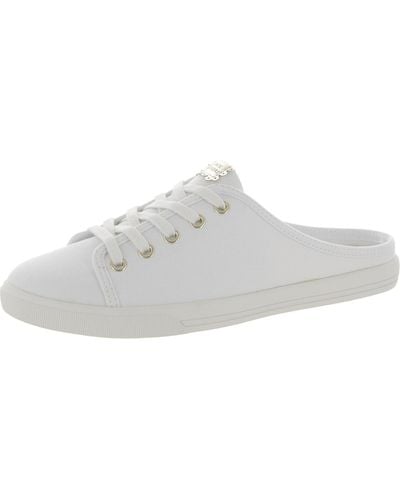 Jack Rogers Ava Sneaker Mule Slip On Lace Up Mules - White