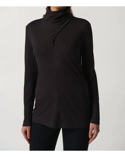 Joseph Ribkoff Turtleneck Longsleeve Sweater - Black