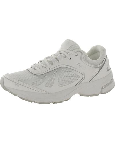 Ryka Infinite Plus Leather Walking Athletic And Training Shoes - Gray