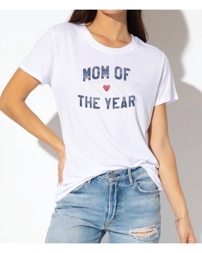 Sub_Urban Riot "mom Of The Year" Top - White