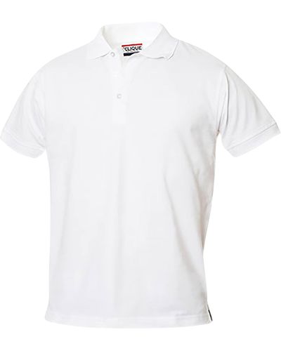 Clique Evans Polo Shirt - White