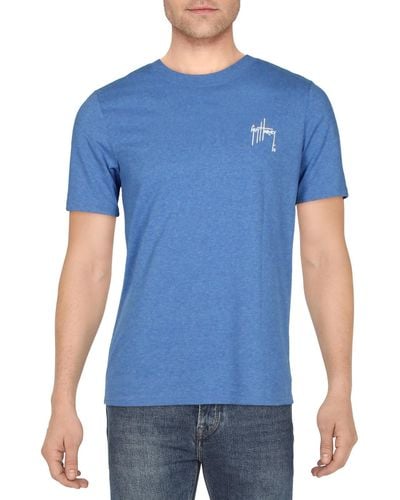 Guy Harvey Graphic Crewneck T-shirt - Blue