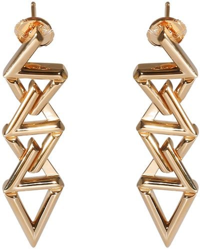 Louis Vuitton Lv Volt Curb Chain Earrings - Metallic