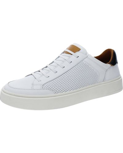 Allen Edmonds Oliver Leather Lifestyle Casual And Fashion Sneakers - White