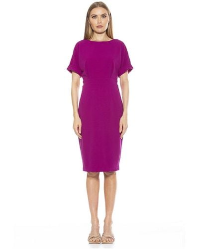 Alexia Admor Jacqueline Midi Dress - Purple
