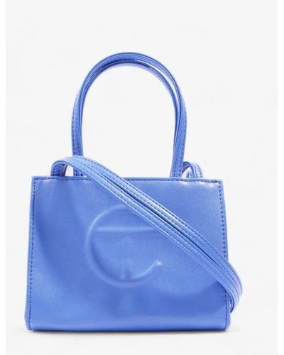 Telfar Shopping Tote Polyurethane Crossbody Bag - Blue