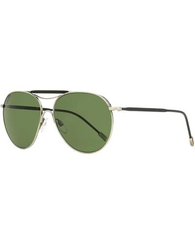 ZEGNA Couture Sunglasses Zc0021 13n Antique Ruthenium/black 57mm - Green