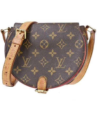 Louis Vuitton Tambourine Canvas Shoulder Bag (pre-owned) - Gray