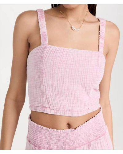Z Supply Cambria Gauze Top - Pink