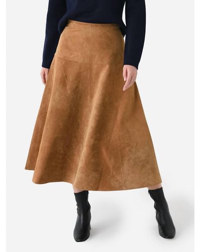 Hunter Bell Ida Skirt In Light Brown