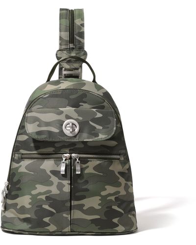 Baggallini Naples Convertible Backpack - Green