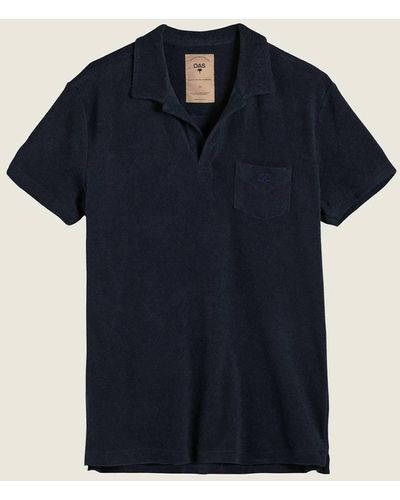Oas Polo Terry Shirt - Blue