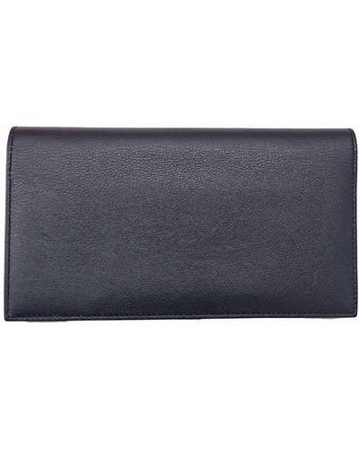 Hermès Citizen Twill Leather Wallet (pre-owned) - Blue