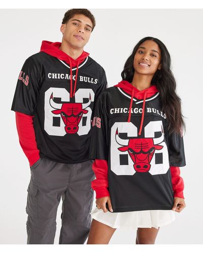 Aéropostale Chicago Bulls Layered Pullover Hoodie