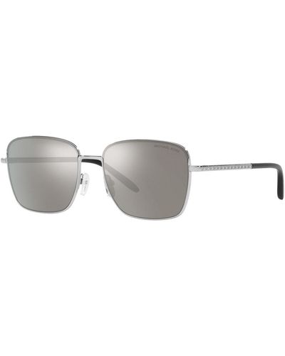 Michael Kors Mk1123-11536g Fashion 57mm Shiny Sunglasses - Black