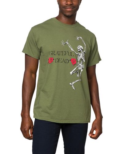 Junk Food Grateful Dead Crewneck Short Sleeve Graphic T-shirt - Green