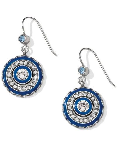 Brighton Halo Eclipse French Wire Earring - Blue