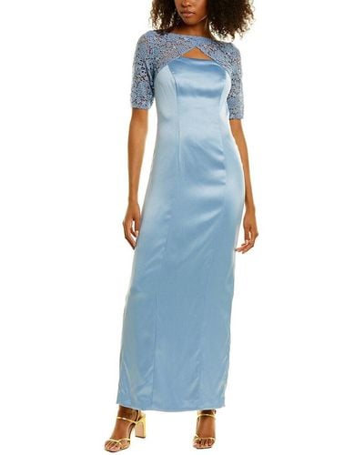 JS Collections Celine Gown - Blue