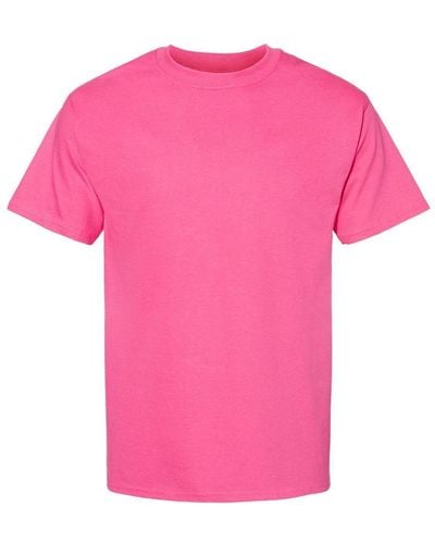 Hanes Beefy-t T-shirt - Pink