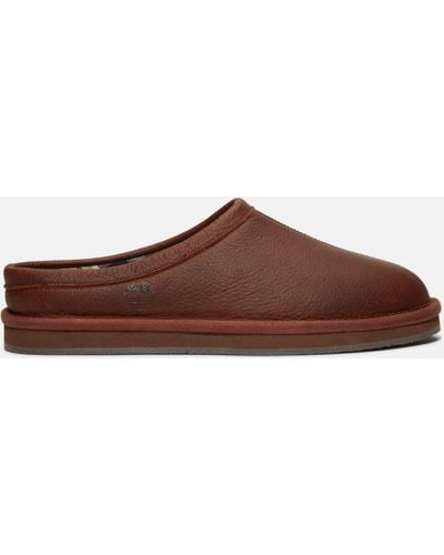 Timberland Pine Hill Flannel-lined Clog Slipper - Brown