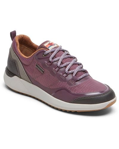Cobb Hill Skylar Lace-up Waterproof Casual And Fashion Sneakers - Purple