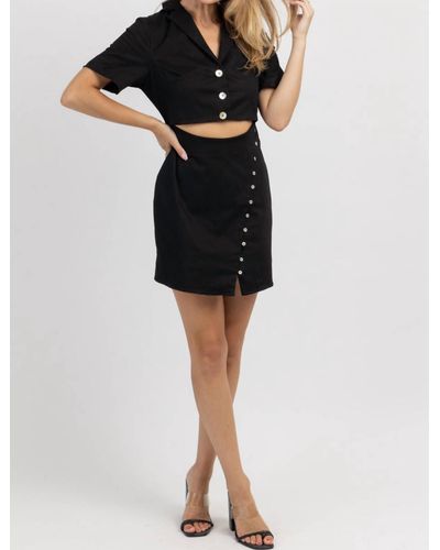 Crescent Kiera Blazer Dress - Black