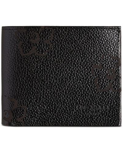 Ted Baker Roody Leather Floral Bifold Wallet - Black