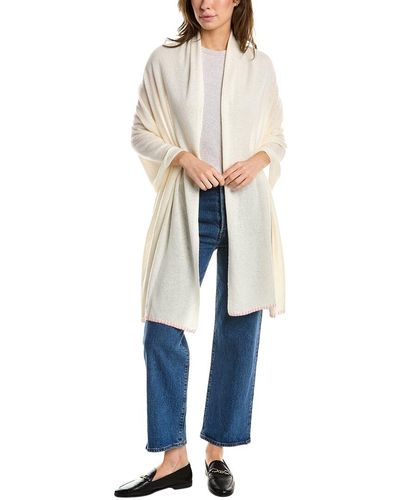 Forte Fashion Cashmere Travel Wrap - Blue