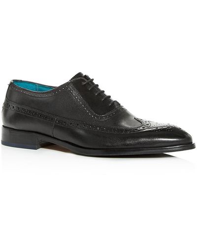 Ted Baker Asonce Leather Lace-up Oxfords - Black