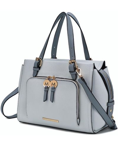 MKF Collection by Mia K Maisie Satchel Handbag For - Gray