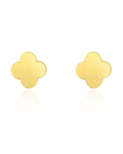 The Lovery Clover Earrings - Yellow