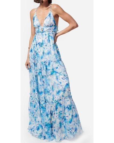 Cami NYC Doris Chiffon Dress - Blue