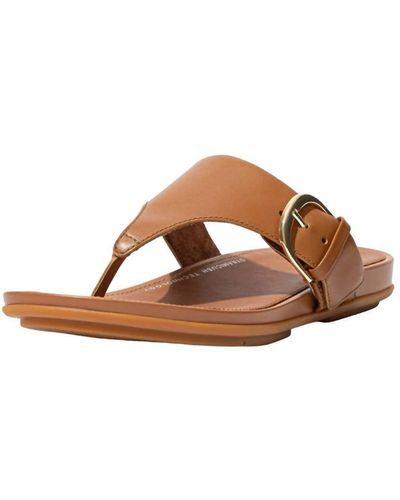 Fitflop Gracie Toe-post Sandals - Brown