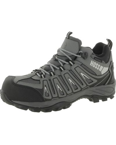 INTROPIA Trail Faux Leather Composite Toe Work & Safety Boots - Black