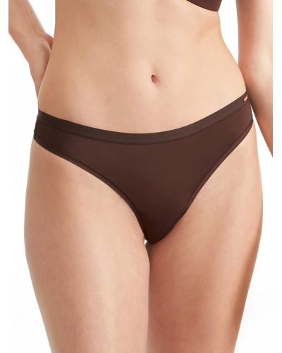 Le Mystere Infinite Comfort Thong - Brown